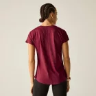 Dare2be Serenity Tee Női gyorsan száradó póló bordó