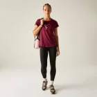 Dare2be Serenity Tee Női gyorsan száradó póló bordó