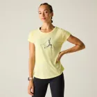 Dare2be Serenity Tee Női gyorsan száradó póló sárga