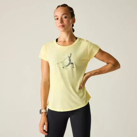 Dare2be Serenity Tee Női gyorsan száradó póló sárga