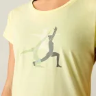 Dare2be Serenity Tee Női gyorsan száradó póló sárga