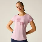 Dare2be Serenity Tee Női gyorsan száradó póló rózsaszín/korall/pink