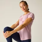 Dare2be Serenity Tee Női gyorsan száradó póló rózsaszín/korall/pink