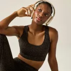 Dare2be Influential Bra Női fitnesz melltartó barna