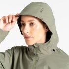 Dare2be SwitchUpII Jacket Női túra- esőkabát 20.000 mm vízálló zöld