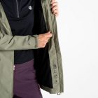 Dare2be SwitchUpII Jacket Női túra- esőkabát 20.000 mm vízálló zöld