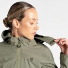 Dare2be SwitchUpII Jacket Női túra- esőkabát 20.000 mm vízálló zöld