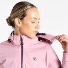 Dare2be SwitchUpII Jacket Női túra- esőkabát 20.000 mm vízálló rózsaszín/korall/pink