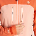 Dare2be Diverging Jacket Női túra-esőkabát 30/30 000 mm rózsaszín/korall/pink