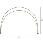 Regatta 3M Family Gazebo árnyákoló ponyva kék