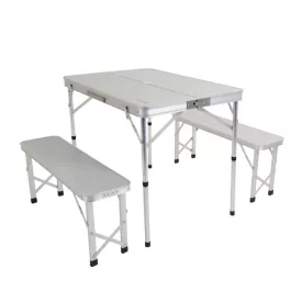   Regatta Picnic Table összecsukható kemping asztal paddal fehér