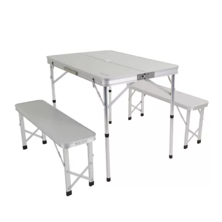 Regatta Picnic Table összecsukható kemping asztal paddal fehér
