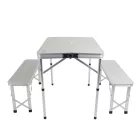 Regatta Picnic Table összecsukható kemping asztal paddal fehér