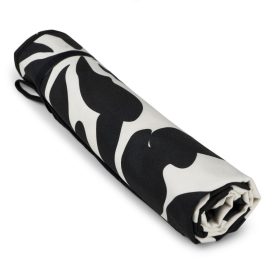   Regatta PrintMfbreBchTowl Gyorsan száradó, antibakteriális törölköző (140 × 70 cm) fekete