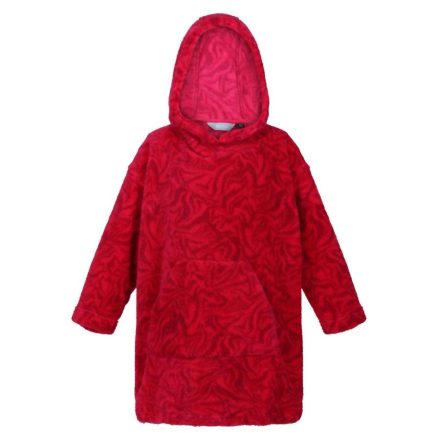 Regatta Kids Cosy Poncho Gyerek polár poncsó piros