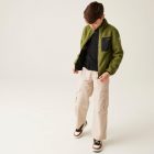 Regatta JnrFrankieFlZpFlc Gyerek polár pulóver zöld