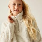 Regatta KalizaHlfZpFleece Gyerek polár pulóver bézs