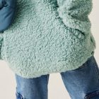 Regatta KalizaHlfZpFleece Gyerek polár pulóver zöld