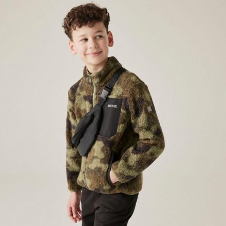 Regatta Jr Frnkie Wm Fle Gyerek polár pulóver zöld