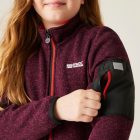 Regatta Junior Newhill Gyerek polár pulóver bordó