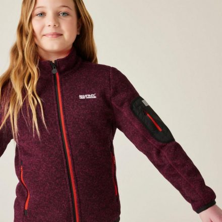 Regatta Junior Newhill Gyerek polár pulóver bordó