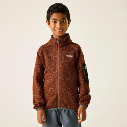 Regatta Junior Newhill Gyerek polár pulóver barna