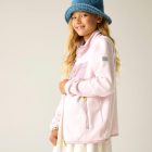 Regatta Jr Frankie F/Z Gyerek polár pulóver rózsaszín/korall/pink