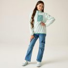 Regatta Jr Frankie H/Z Gyerek polár pulóver zöld