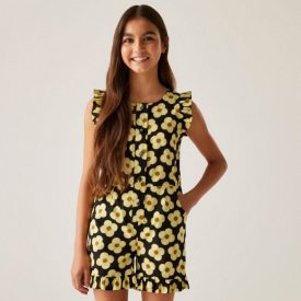 Regatta OrlaGirlsPlaysuit Lányka pamut overál szürke