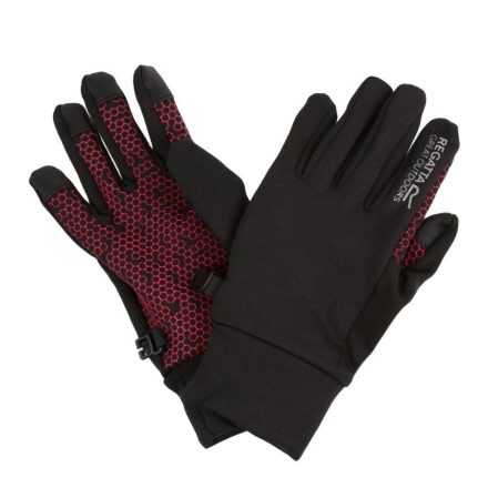 Regatta Grippy Gloves II Gyerek vékony kesztyû fekete