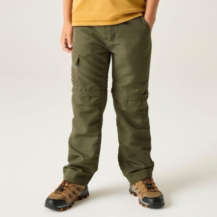 Regatta Sorcer Z/OTrs III Gyerek túranadrág zöld