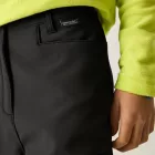 Regatta Kd Unisex SS Trs Gyerek softshell nadrág fekete