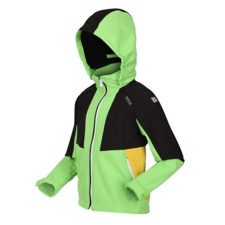 Regatta Haydenbury Gyerek softshell kabát zöld
