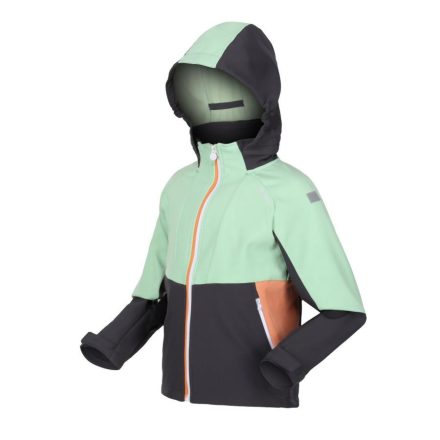 Regatta Haydenbury Gyerek softshell kabát zöld