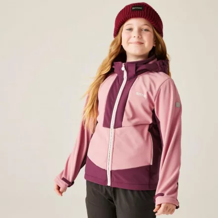 Regatta Haydenbury Gyerek softshell rózsaszín/korall/pink