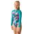 Regatta Kids L/S SwimSuit Gyerek fürdőruha napvédelem zöld