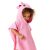 Regatta Animal Towel Robe Gyerek frotir poncho rózsaszín/korall/pink