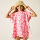 Regatta Kids Towel Robe Gyerek fürdő poncho rózsaszín/korall/pink