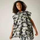 Regatta Kids Towel Robe Gyerek fürdő poncho szürke