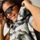 Regatta Kids Towel Robe Gyerek fürdő poncho szürke
