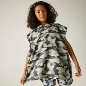 Regatta Kids Towel Robe Gyerek fürdő poncho szürke