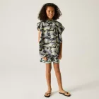 Regatta Kids Towel Robe Gyerek fürdő poncho szürke