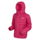Regatta JnrHoodHillpackII Gyerek könnyû steppelt kabát piros