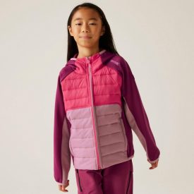   Regatta Kielder Hybrid IX Gyerek könnyû steppelt kabát rózsaszín/korall/pink