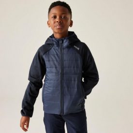   Regatta Kielder Hybrid IX Gyerek könnyû steppelt kabát kék