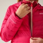 Regatta JnrHoodedH/PIII Gyerek könnyû steppelt kabát rózsaszín/korall/pink