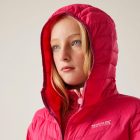 Regatta JnrHoodedH/PIII Gyerek könnyû steppelt kabát rózsaszín/korall/pink
