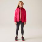 Regatta JnrHoodedH/PIII Gyerek könnyû steppelt kabát rózsaszín/korall/pink