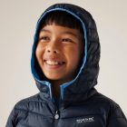 Regatta JnrHoodedH/PIII Gyerek könnyû steppelt kabát kék