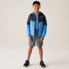 Regatta JnrHoodedH/PIII Gyerek könnyû steppelt kabát kék